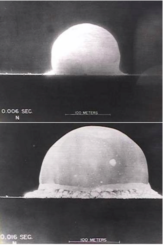 Nuclear Explosion Time Frames